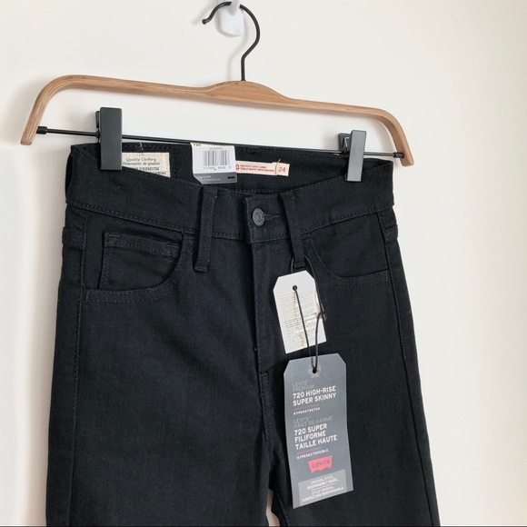 Levi’s 720 High Rise Super Skinny Jeans 24 - Picture 7 of 11